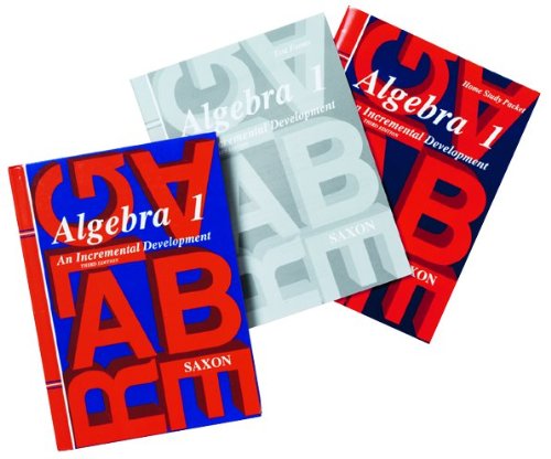 Saxon Algebra 1 Homeschool Kit w/Solutions Manual Third Edition