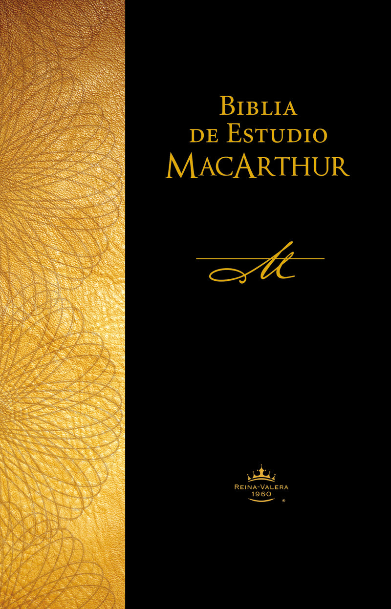RVR60, Biblia de Estudio MacArthur, Tapa rústica, Café