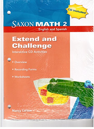 Saxon Math 2 Extend & Challenge CD-ROM Kit