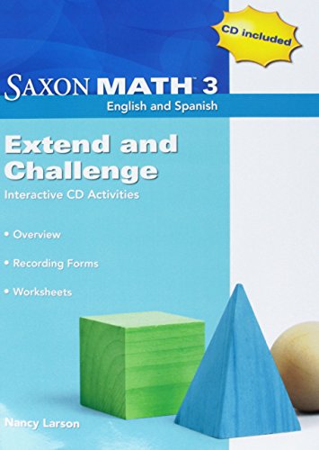 Saxon Math 3  Extend & Challenge CD Kit