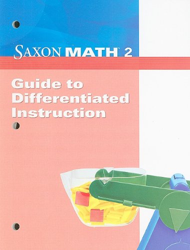 Saxon Math 2 Differentiated Instruction