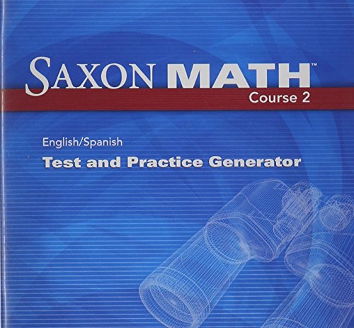Saxon Math Course 2 Test & Practice Generator CD-ROM with Examview