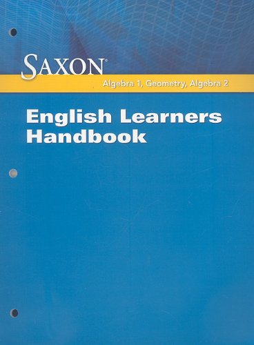Saxon Math ELL Handbook