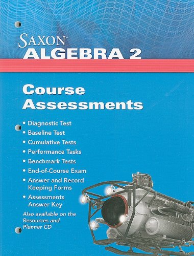 Saxon Algebra 2 Assessments
