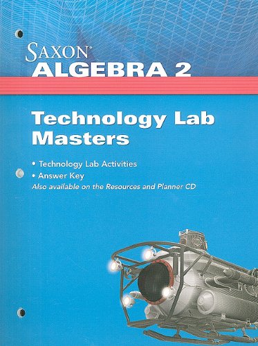 Saxon Algebra 2 Technology Lab Masters