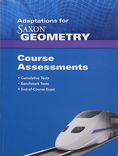 Saxon Geometry Adaptations Course Assessments Adaptation