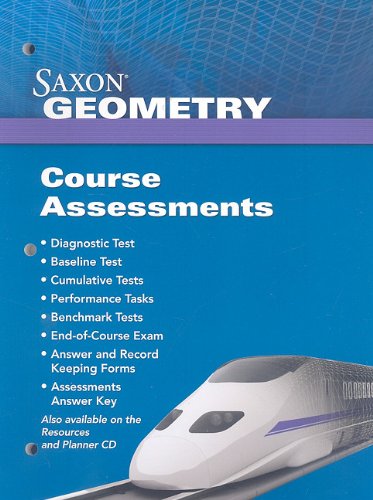 Saxon Geometry Course Assessments 2009