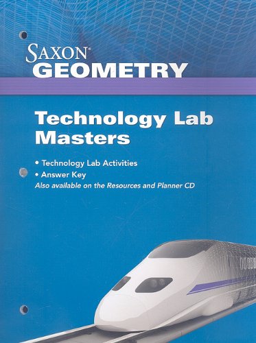 Saxon Geometry Technology Lab Masters Grade 9