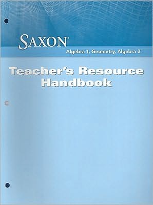 Saxon Math Teacher's Edition Resource Handbook