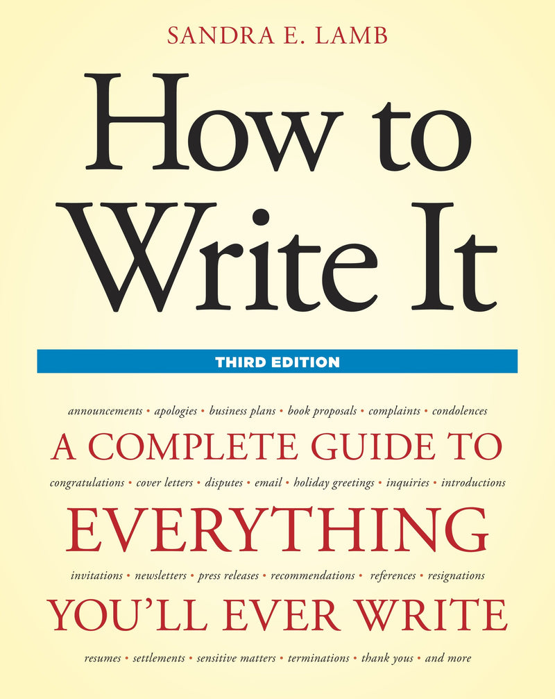 How to Write It, Third Edition
