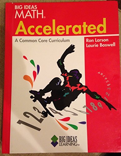 Big Ideas Math: Student Edition Accelerated Grade 7 2013 (BIG IDEAS MATH Accelerated) [Hardcover] Holt McDougal