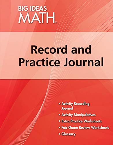 Big Ideas Math: Common Core Record & Practice Journal Red HOLT MCDOUGAL