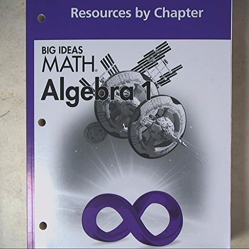 Big Ideas Math Algebra 1, Resources by Chapter