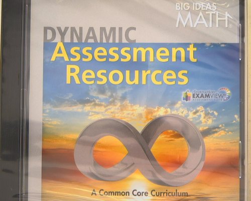 Big Ideas Math Dynamic Assessment Resources DVD