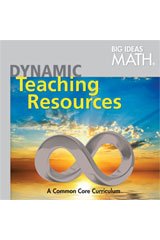 BIG IDEAS MATH: Common Core Dynamic Teacher Resource DVD [DVD Audio] Big Ideas Learning