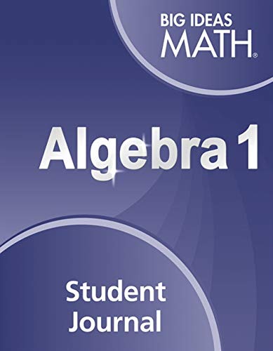 Big Ideas Math: Algebra 1 Student Journal (1 year)