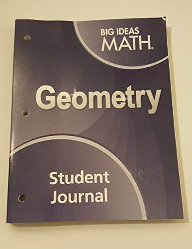 Big Ideas Math: Geometry Student Journal (1 year)