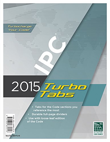 2015 International Plumbing CodeÂ® Turbo Tabs for Loose Leaf Edition