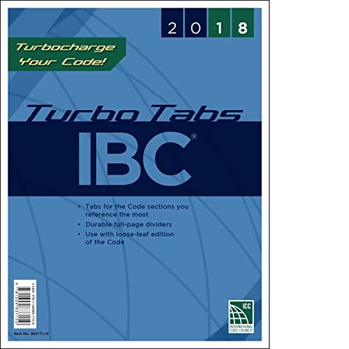 2018 International Building CodeÂ® Turbo Tabs, Soft Cover Version