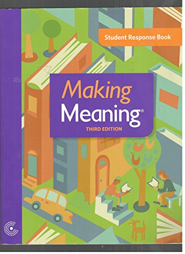 Making Meaning Third Edition Student Response Book [Paperback] Center for the Collaborative Classroom