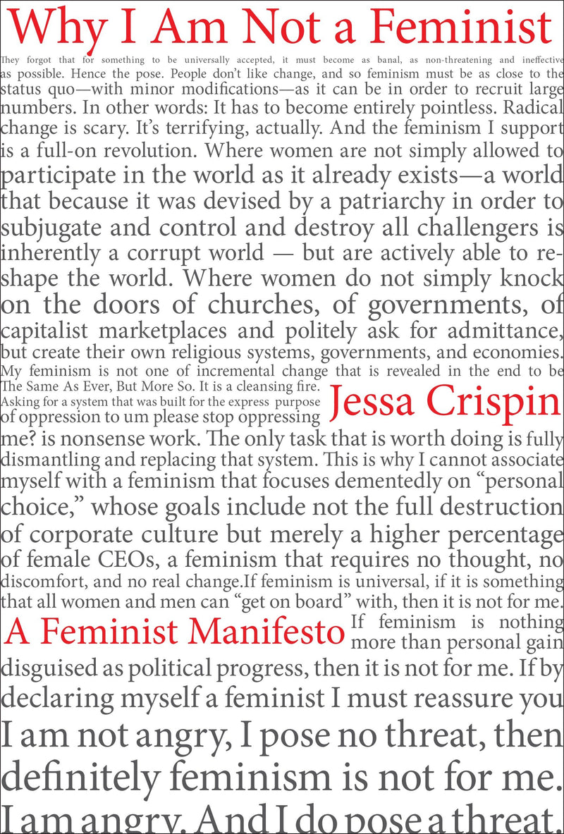 Why I Am Not A Feminist