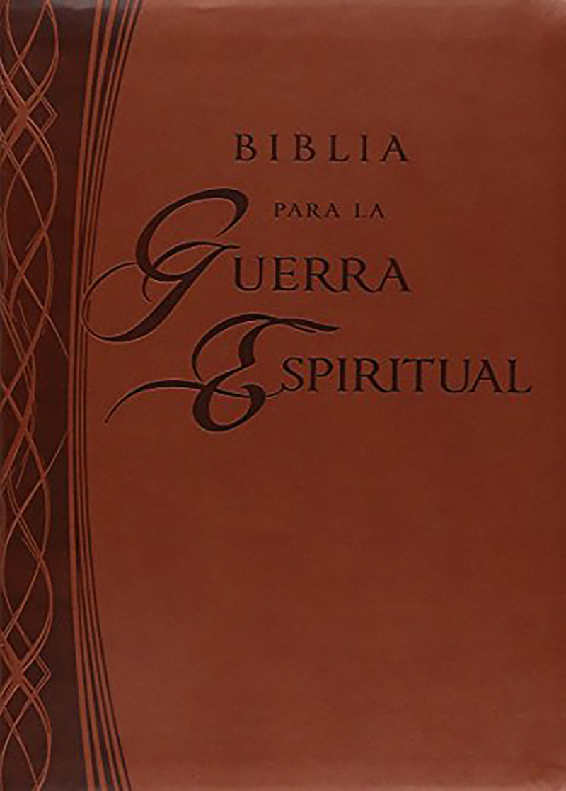 RVR 1960 Biblia para la guerra espiritual - ImitaciÃ³n piel marrÃ³n / Spiritual Wa rfare Bible, Browwn Imitation Leather