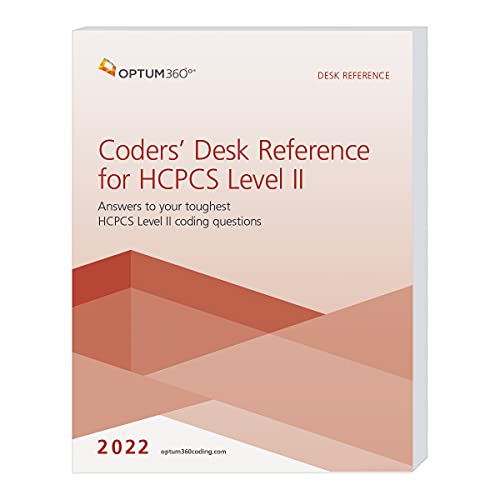 Coder's Desk Reference for HCPCS Level II 2022, Compact