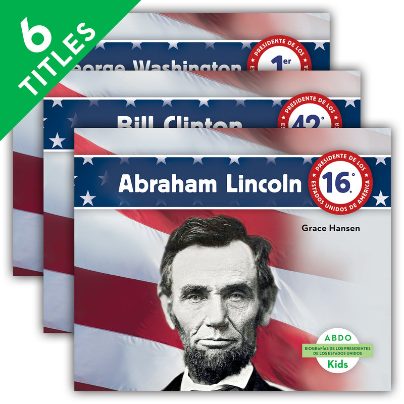 Biografias de los presidentes de los Estados Unidos (United States Presidents Biographies) (Set)