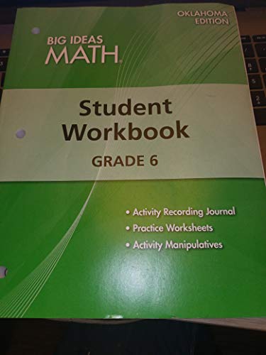 Big Ideas Math Grade 6 Student Workbook, Oklahoma Edition (1 year)