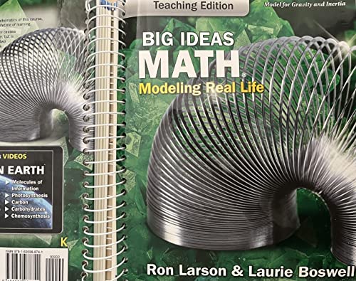 Big Ideas Math: Modeling Real Life - Grade K Teaching Edition Volume 2