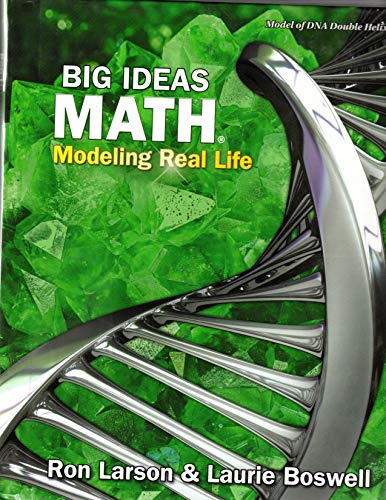 Big Ideas Math Modeling Real Life (Grade 6) [Hardcover] Laurie Boswell Ron Larson