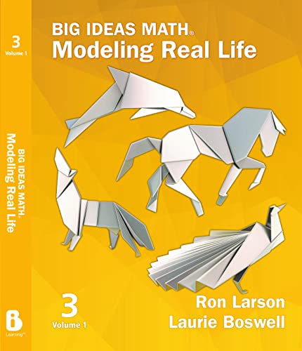 Big Ideas Math: Modeling Real Life (2022) - Grade 3 Student Edition Volume 1