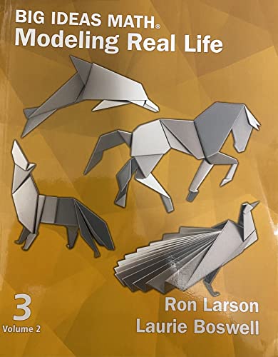 Big Ideas Math: Modeling Real Life (2022) - Grade 3 Student Edition Volume 2