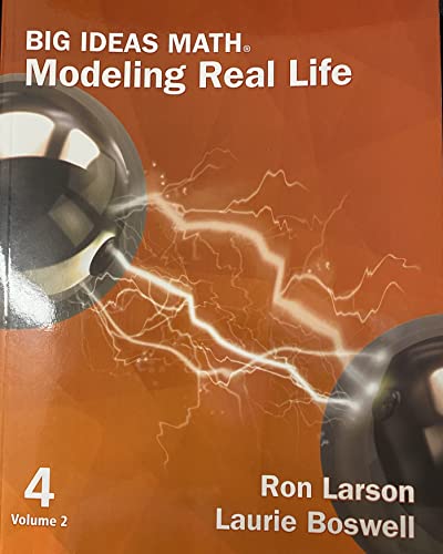 Big Ideas Math: Modeling Real Life (2022) - Grade 4 Student Edition Volume 2