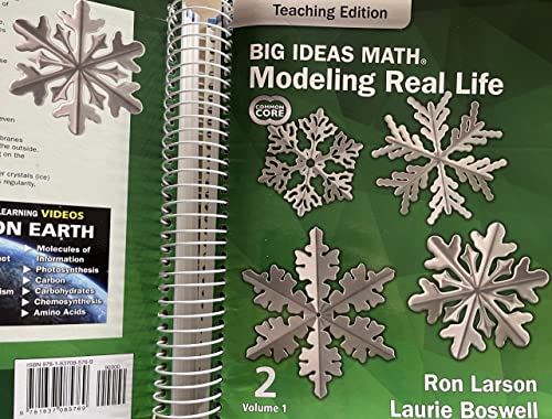 Big Ideas Math: Modeling Real Life Common Core (2022) - Grade 2 Teaching Edition Volume 1