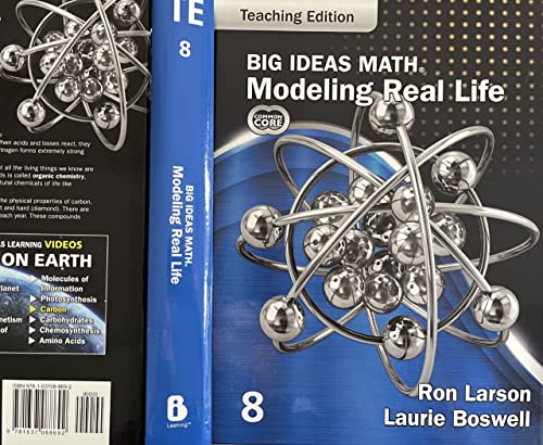 Big Ideas Math: Modeling Real Life Common Core (2022) - Grade 8 Teaching Edition