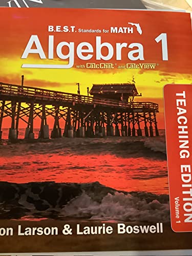 BIL FL BEST STAND FOR MATH ALG EBRA 1 TEACHING EDITION VOL 1