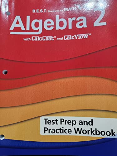 BIL FL BEST STAND FOR MATH ALG EBRA 2 TEST PREP & PRAC WKBK