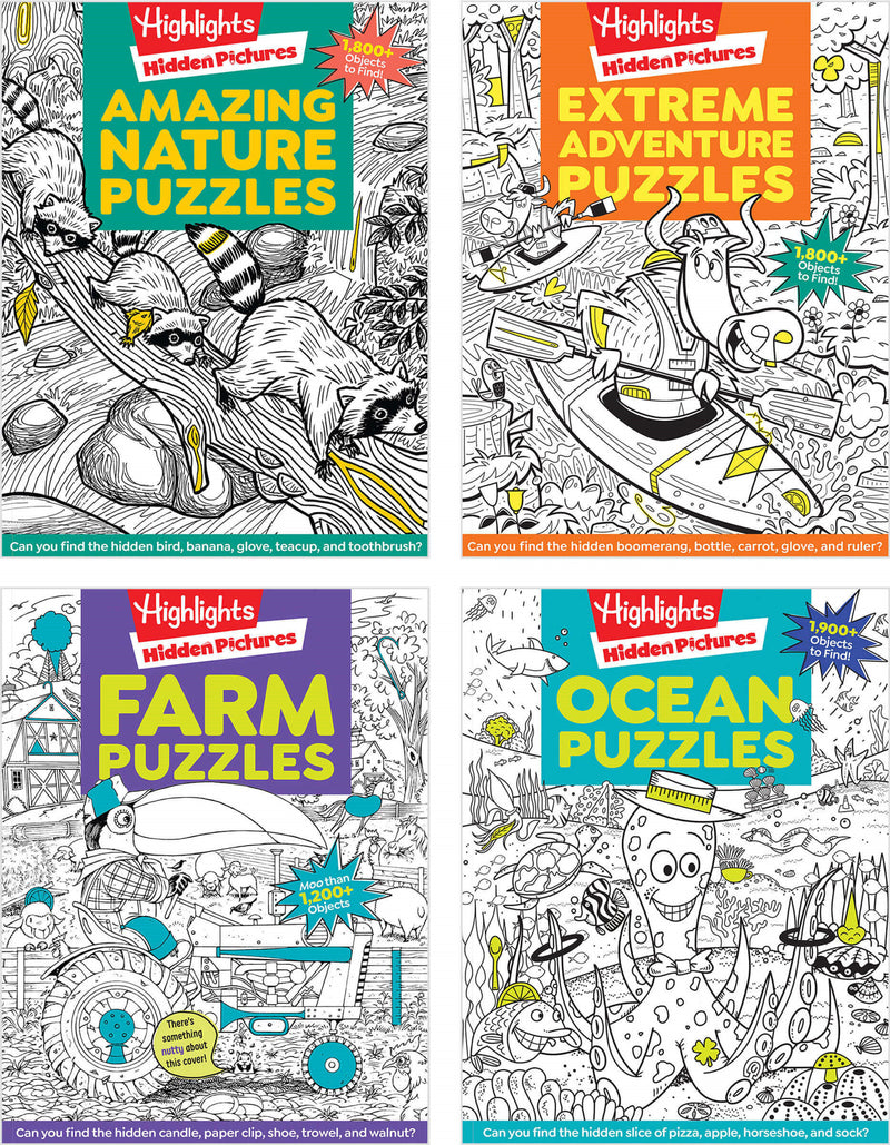 Highlights Hidden Pictures Nature Books Set for Kids