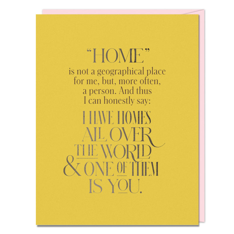Homes All Over the World Card