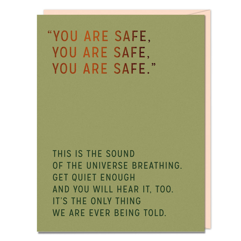 You Are Safe Card