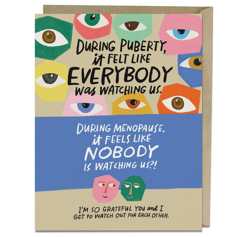 Watch Out for Each Other Menopause Card