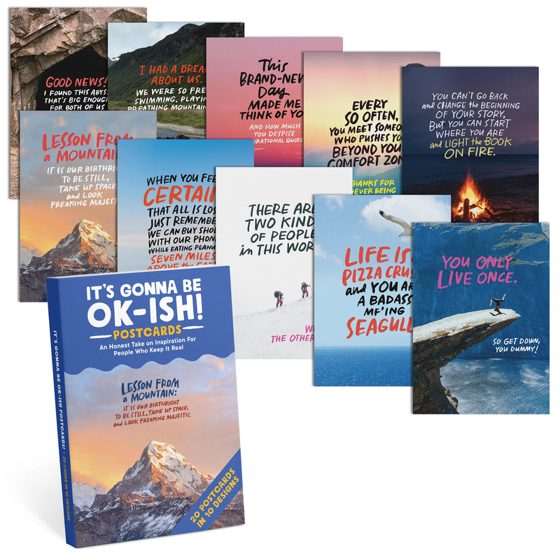 It's Gonna Be Okay Reasonable Achievement Postcards Book