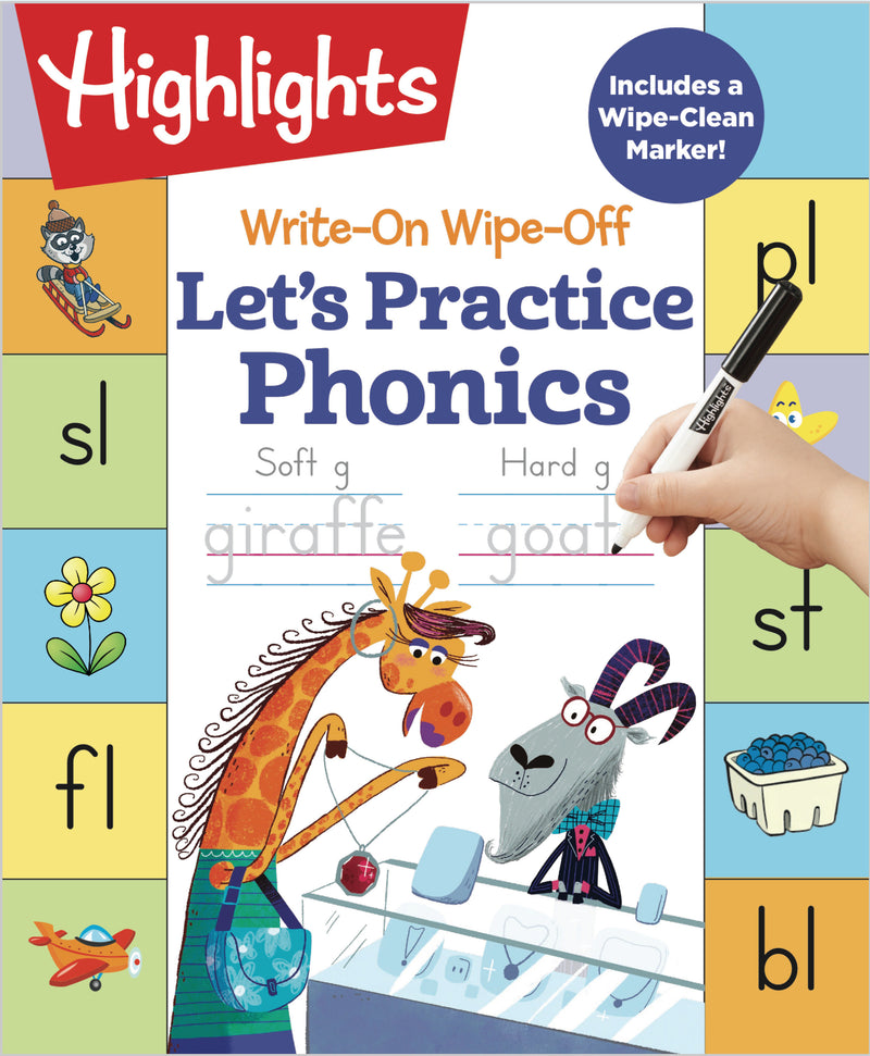 Highlights Write-On Wipe-Off Fun to Learn Activity Books