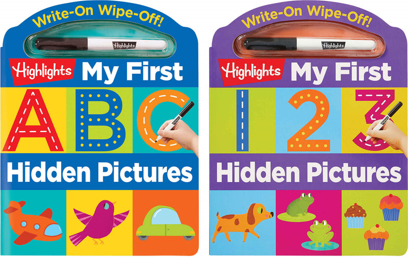 Highlights Reusable Preschool Practice Board Books Set