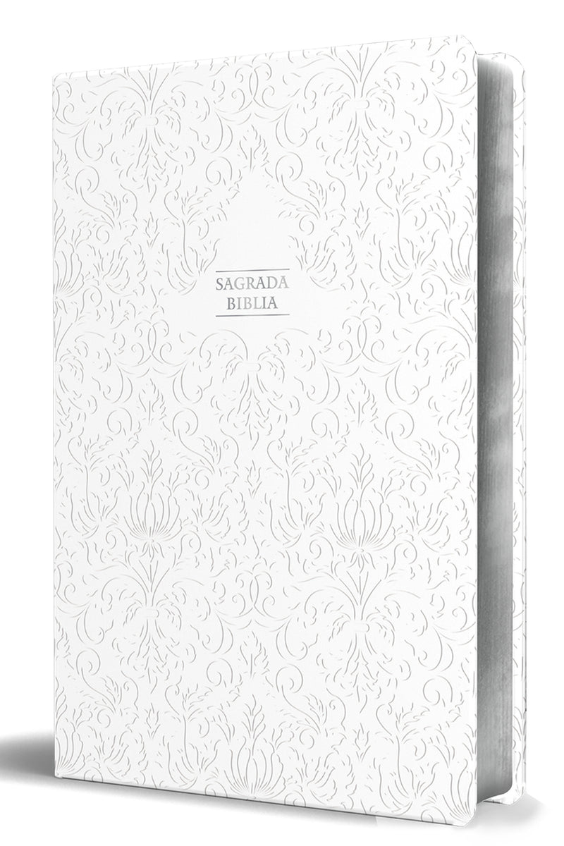 Biblia Católica en español. Boda, bautizo, primera comunión, confirmación y cumpleaños. Caja blanca regalo / Catholic Bible. Spanish-Language, Leathersoft,