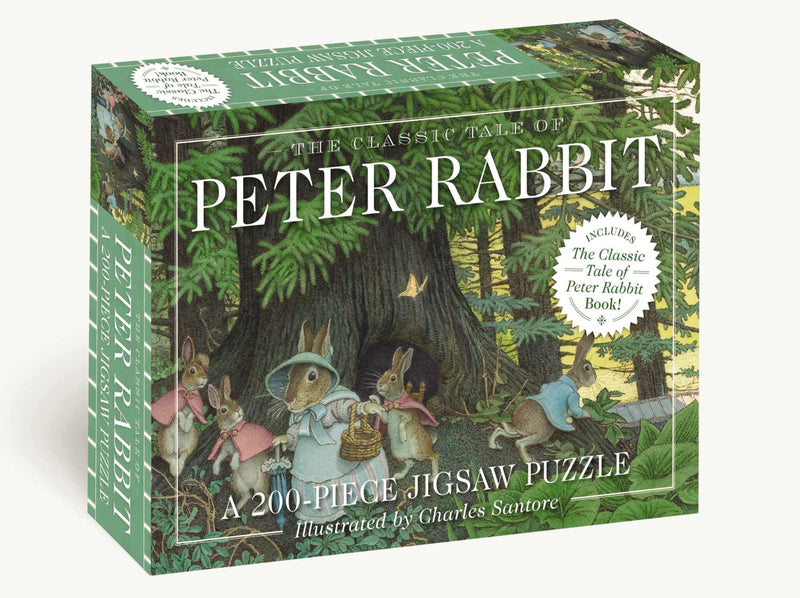 The Classic Tale of Peter Rabbit 200-Piece Jigsaw Puzzle and   Book: A 200-Piece Family Jigsaw Puzzle Featuring the Classic Tale of Peter Rabbit!