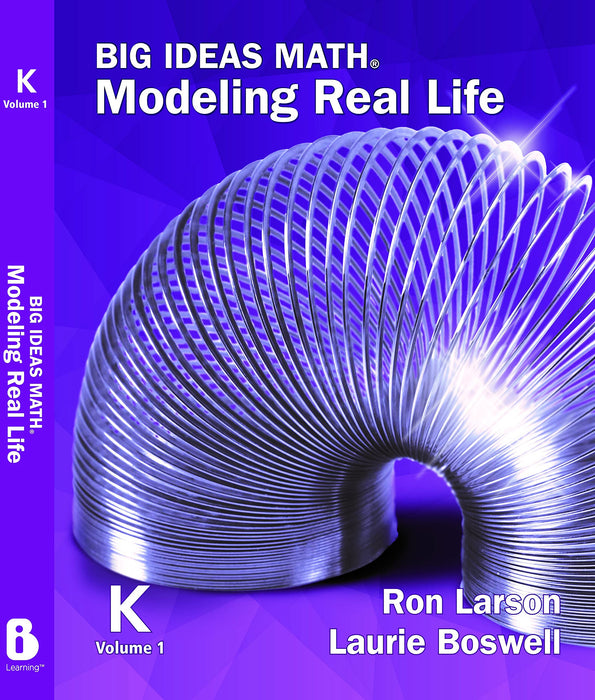 Big Ideas Math: Modeling Real Life (2022) - Grade K Student Edition Volume 1