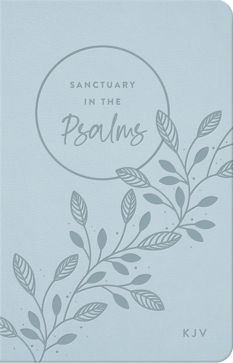 Sanctuary in the Psalms: KJV Promise Book, Imitation Leather, Blue