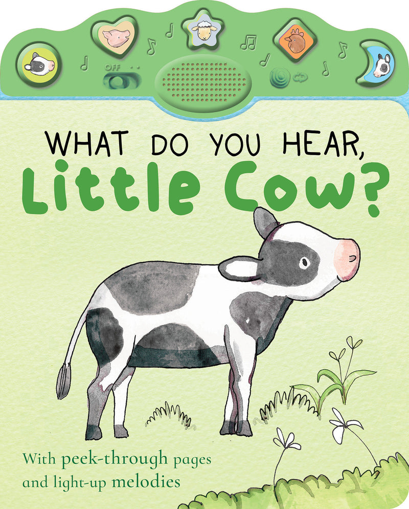 What Do You Hear, Little Cow?: Peek-through with Sound and Light